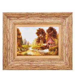 AMB-03/27 Картина «Красота природы» (с янтарной крошкой) L-32см