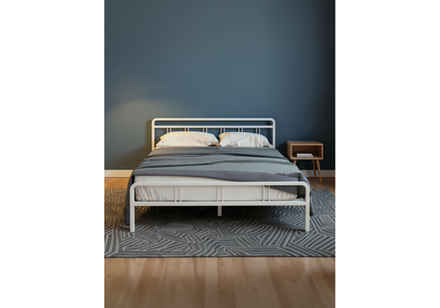 Кровать Woodville Рейк 160х200 белая