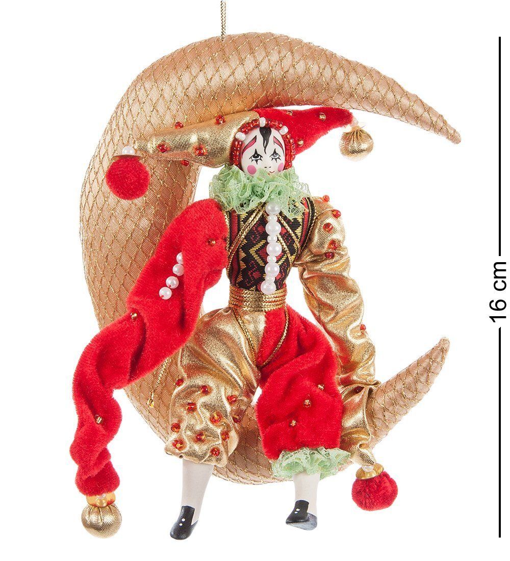 RK-473/1 Кукла подвесная «Клоун на луне»