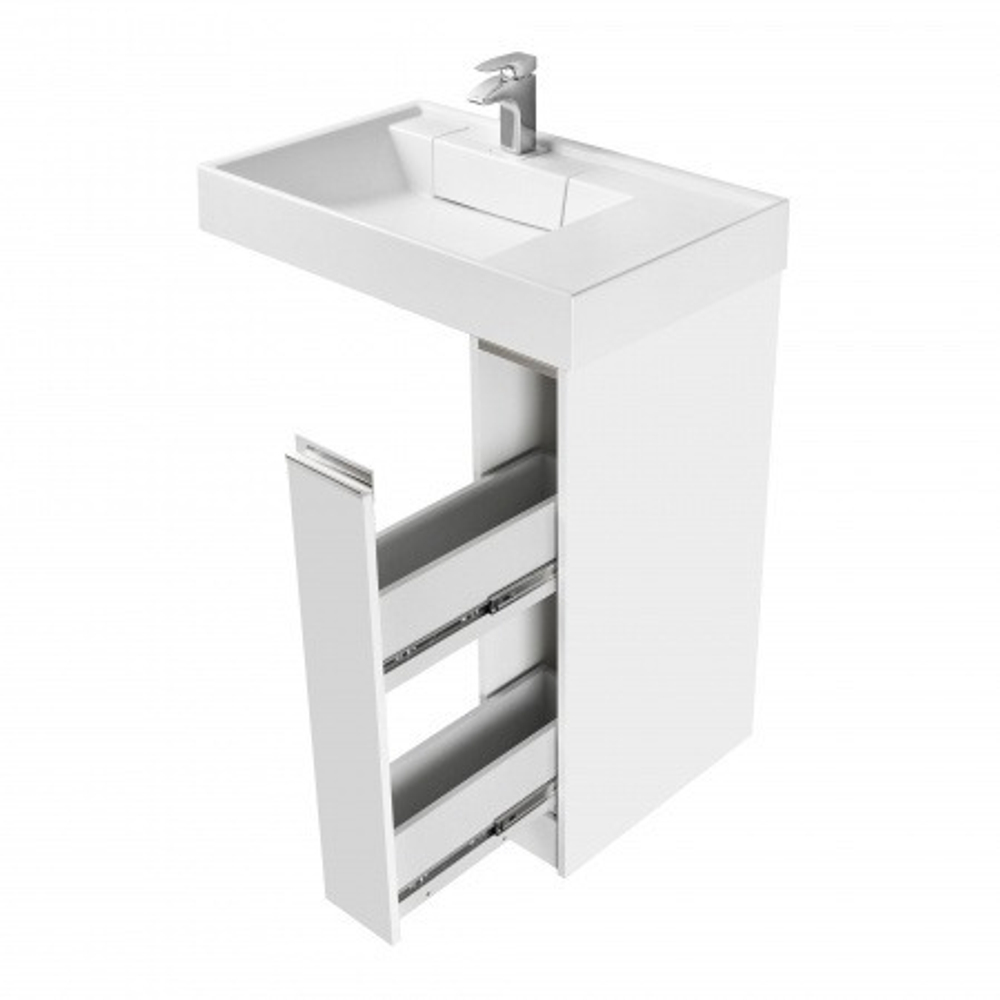 Тумба под стиральную машину AQUATON Лондри 200 под раковину Рейн 80 (1A236101LH010)