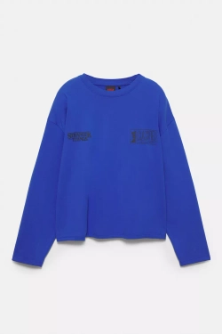 PULL&BEAR Футболка "Stranger Things ", синий