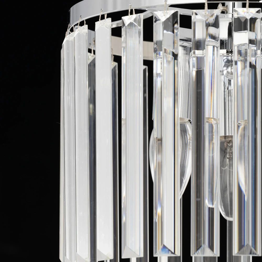 Citilux Инга CL335131 Люстра хрустальная подвесная Хром