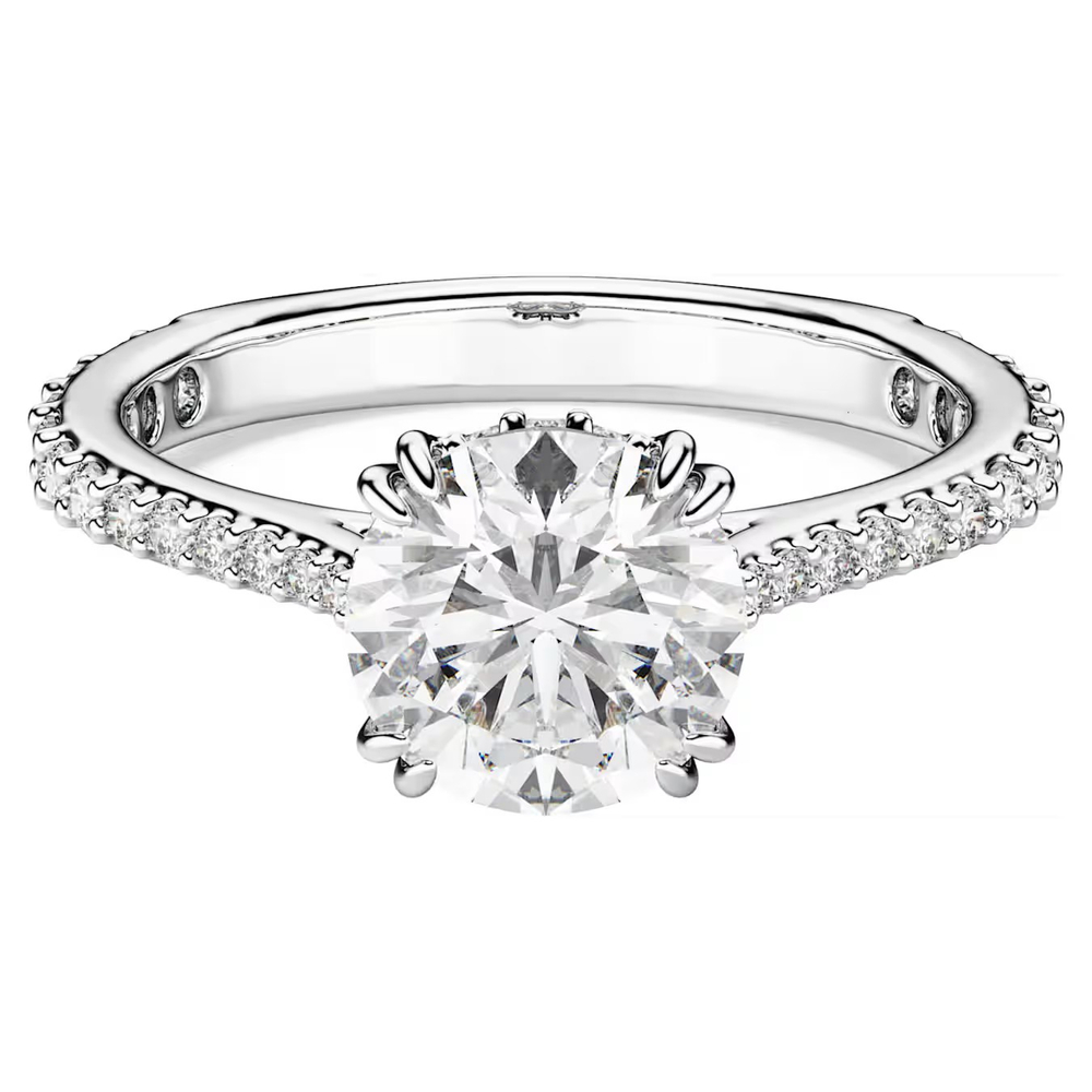 RE STILLA:RING COCR PAVÉ WHITE/UPD 52