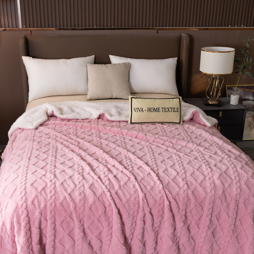 Плед Fluffy/Пушистый бамбуковая микрофибра FL011