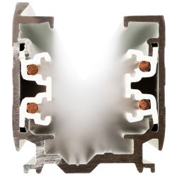 Шинопровод трехфазный ЭРА STR-30-W-TR-1 1м белый