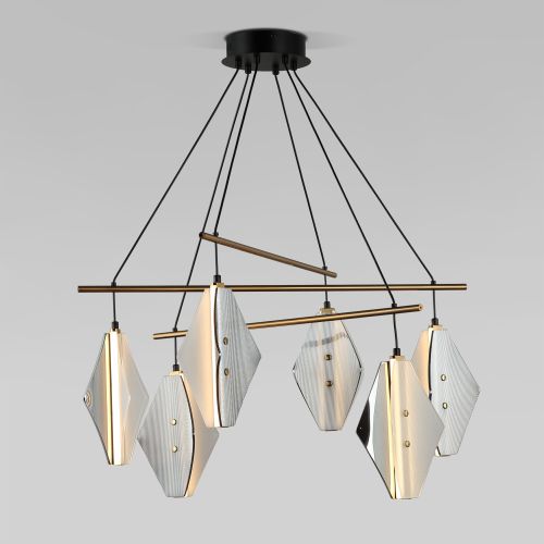 Подвесная люстра Eurosvet 301054 LED латунь