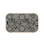 Розеточный блок двойной с заземлением без шторок IP20 16А 250В дерево Quteo Legrand