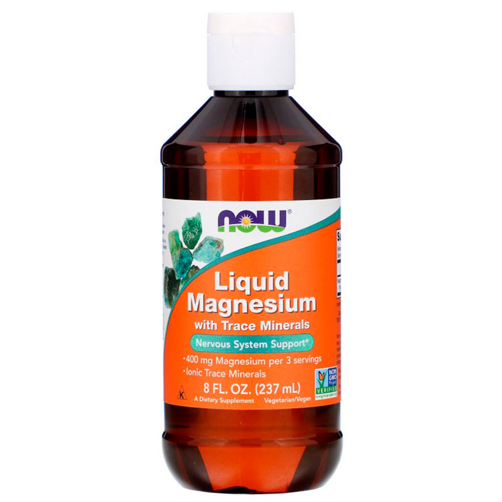 NOW Liquid Magnesium with Minerals (237 мл.)