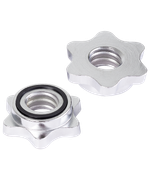 Замки для грифа BB-108, d=26 мм, металлические, хромированный, 2 шт