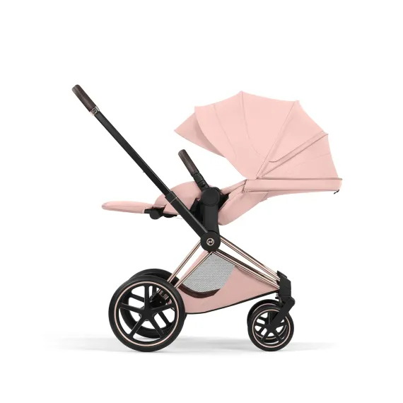 Детская коляска Cybex Priam V Style 2 в 1 Peach Pink на раме Rosegold
