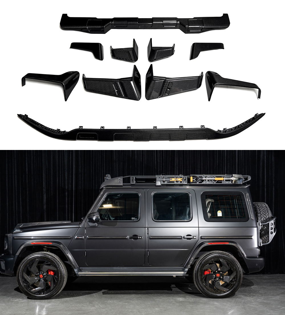 Карбоновые обвес для Mercedes Benz G class W465 G63 G500 G550 2025+ Гелик Гелентваген