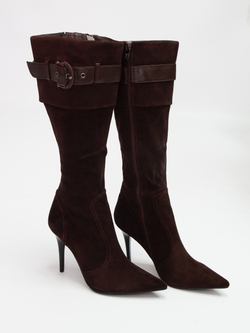 Сапоги женские натуральная замша