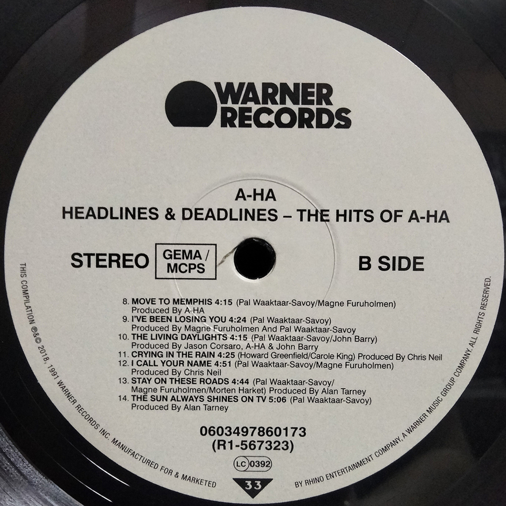 a-ha / Headlines And Deadlines - The Hits Of A-Ha (LP)