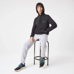 Худи Lacoste Fleece тёмно-серое