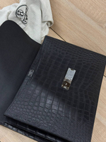Портфель Hermes из кожи крокодила