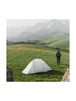 Палатка Naturehike Cloud Up UL Si 1-местная, алюминиевый каркас, серая