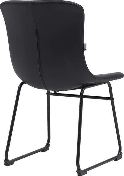 Кресло для посетителей Everprof Expo CF Экокожа Черный