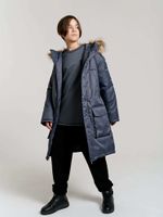 Парка зимняя "Антрацит" 7+