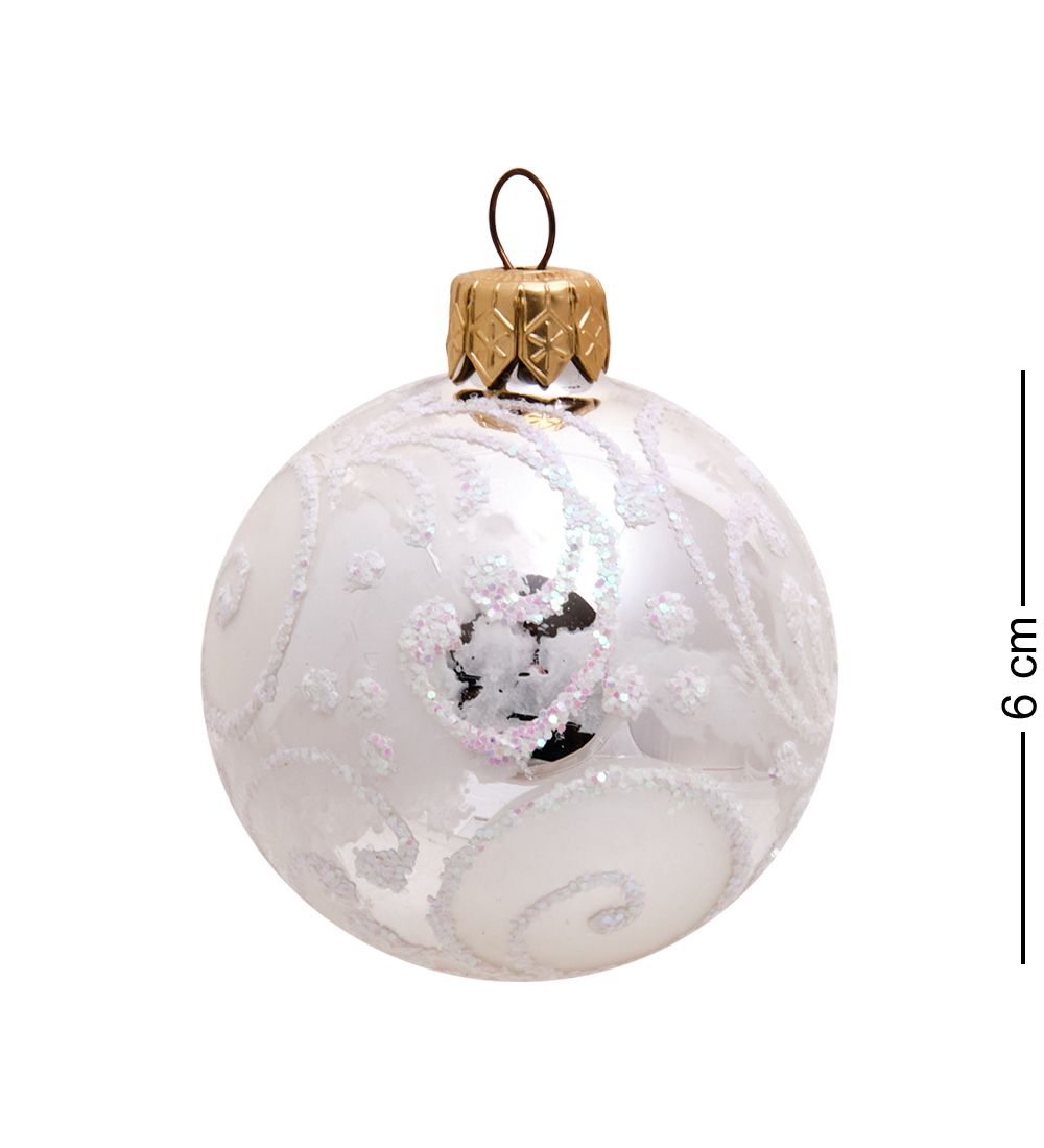 Элита НФШ-1171 Ел. украшение Шар «Зимняя карусель» 60 мм