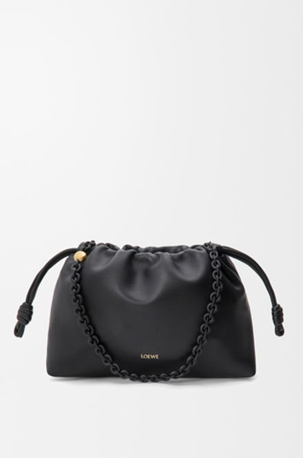 Loewe Сумка Flamenco среднего размера из мягкой кожи ягненка наппа, черный