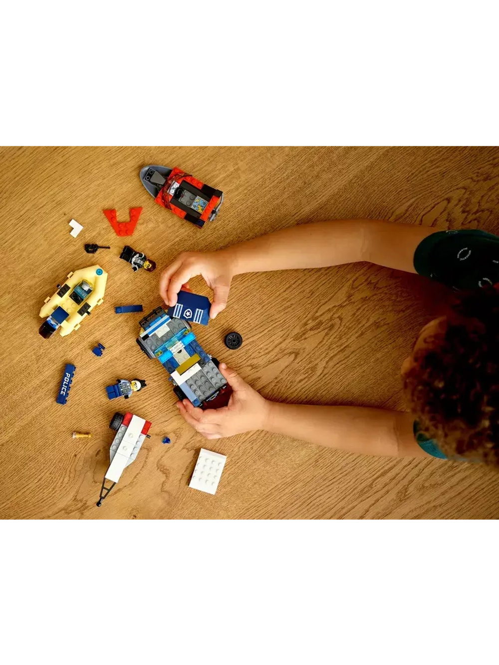 Конструктор Сити Полицейская лодка