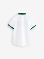 Рубашка с коротким рукавом для мальчика Next E32-327, Белый, Зеленый