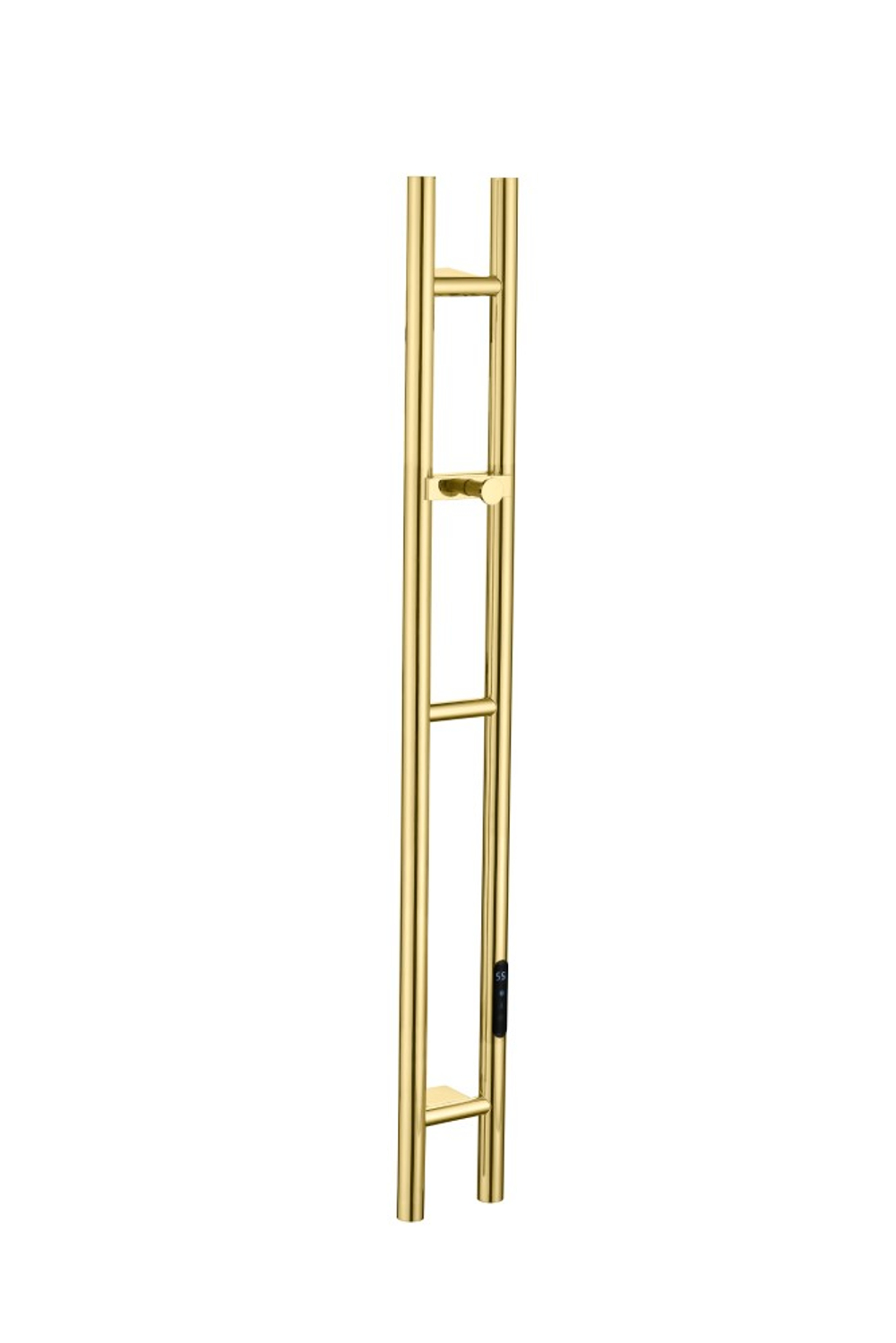 Полотенцесушитель электрический 2-трубы круглый GOLD