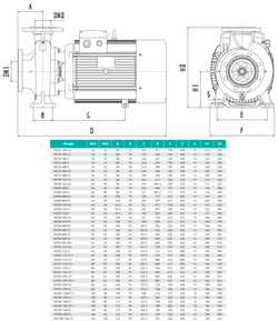 Центробежный насос серии SGT, Shimge