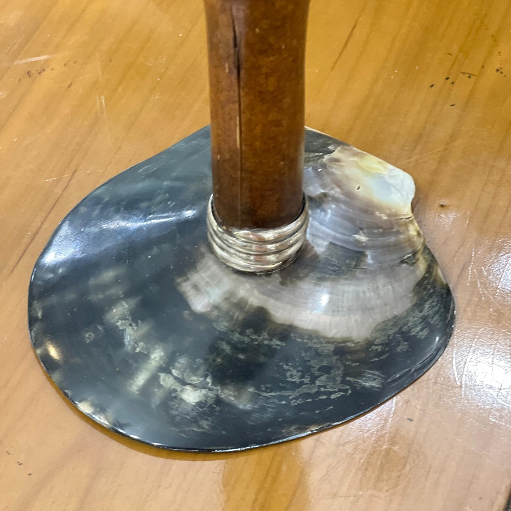 Подсвечник из бамбука 22 см