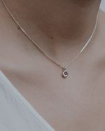 Подвеска Alpha с голубым топазом