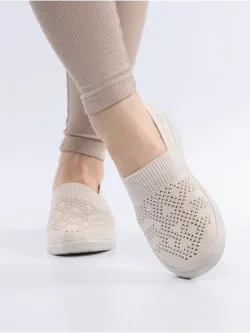 Мокасины летние текстильные