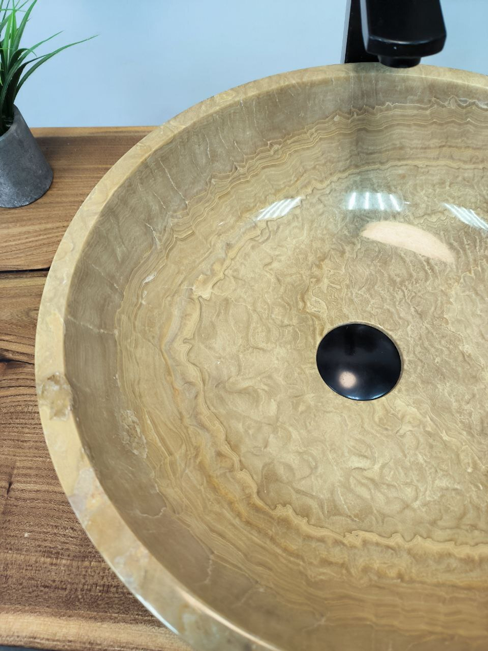 Раковина из оникса Bowl Sunset BO-65705 40*40*15 из натурального камня
