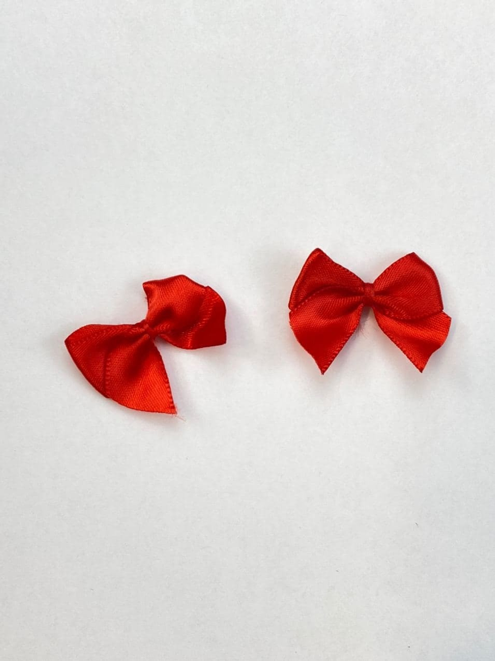 Бантик красный 3,5 см