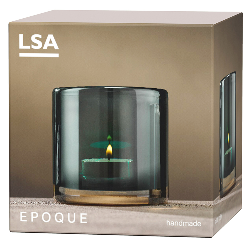 Подсвечник signature, epoque, 8,5 см, зеленый