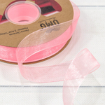 Лента Органза 2,5см х 110м (Розовый)