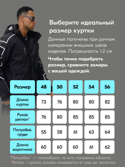 Горнолыжный костюм мужской зимний черного цвета 390Ch