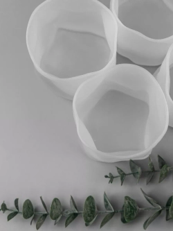 Набор изогнутых бокалов, матовый 300 мл. 6 шт