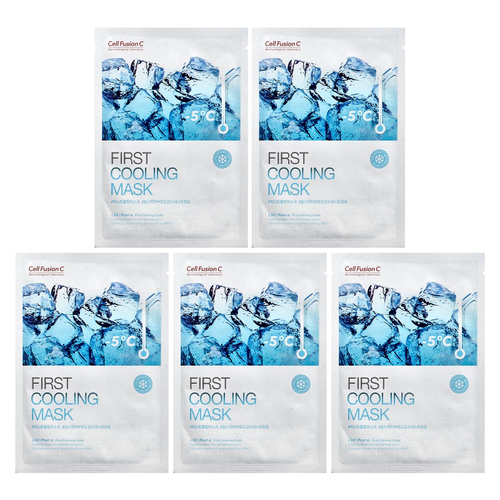 Cell Fusion C, First Cooling Beauty Mask, 5 шт. По 27 г (0,95 унции)