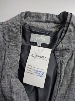 Жакет O'stin из хлопка и льна 44 размер