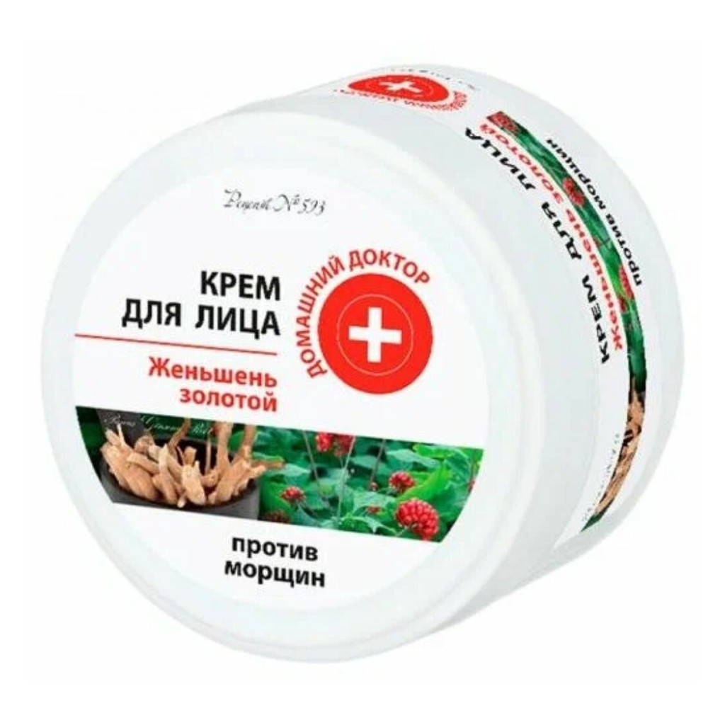 ДОМАШНИЙ ДОКТОР Крем д/лица 100мл Женьшень золотой