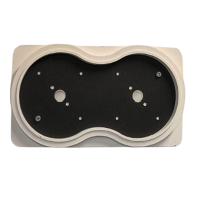 Платформа теневая круглая DUO под светильник HANDY 10W черная 230х125х2мм