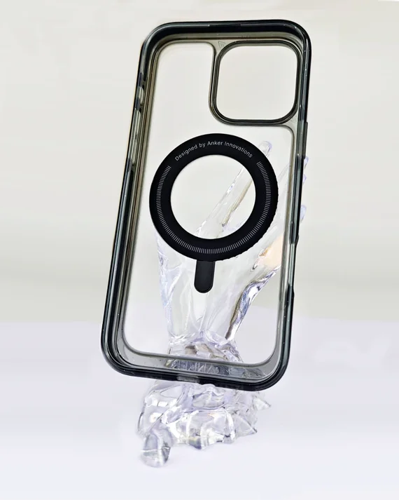 Чехол Anker MagGo Magnetic Case with Stand для Apple IPhone 16 Pro черный (Black Stone)