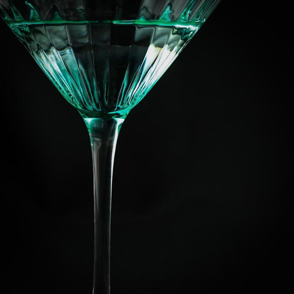 Рюмка коктейльная 450 мл Мартини зеленая Green Glass Optical d 13,2 см h19,1 см P.L. - BarWare [4]