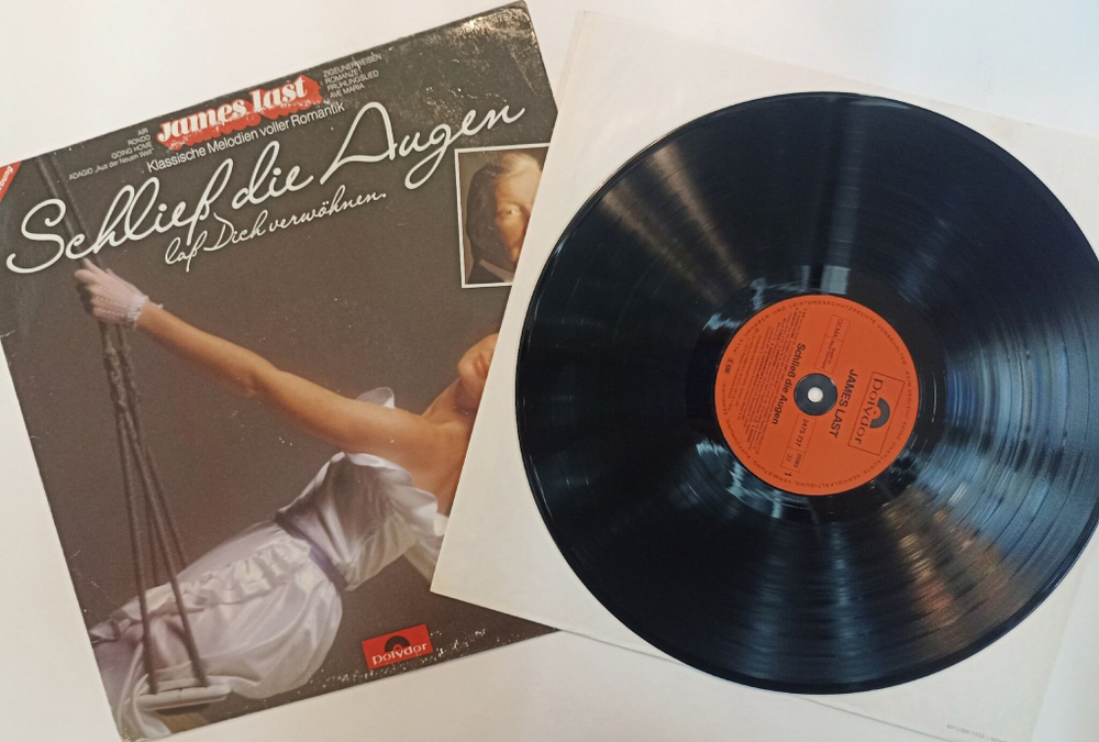 Винтажная виниловая пластинка LP James Last Schlieb Die Augen Lab Dich Verwohnen (Germany 1981)