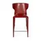 Стул полубарный Austin, кожа ретро-красный