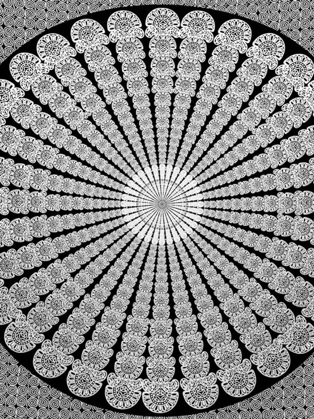 Полотно с узором Мандала