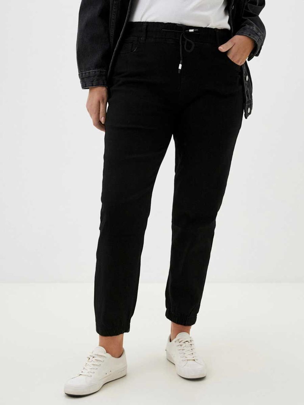 Джинсы на резинке больших размеров