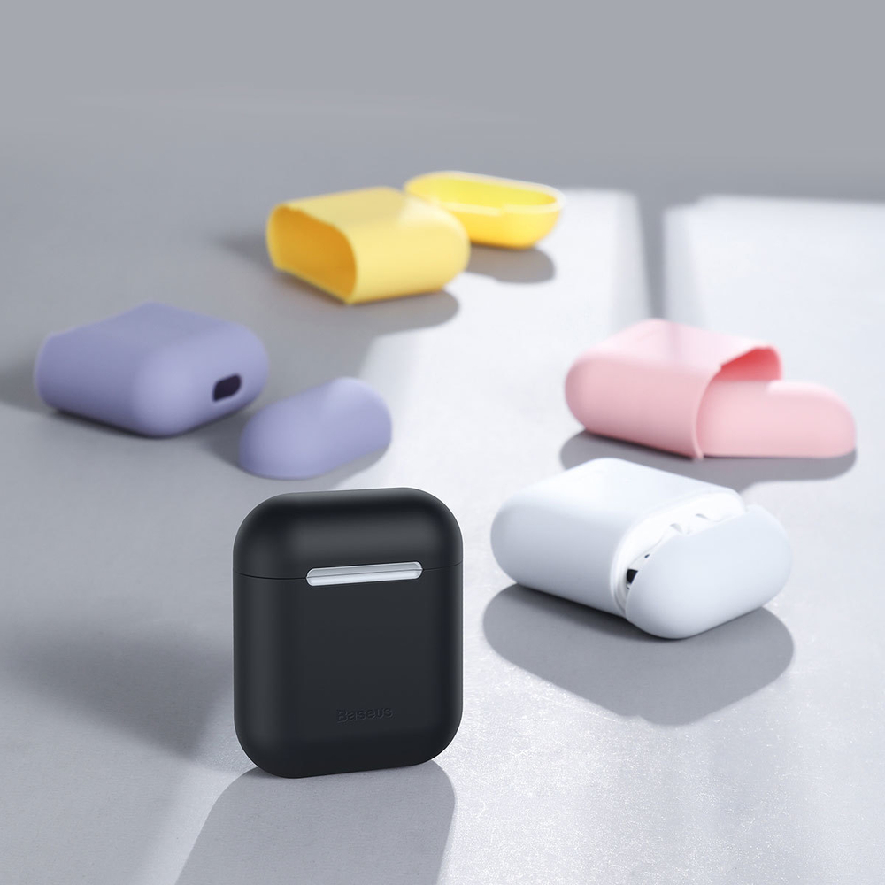 Чехол для Apple AirPods 1/2 Baseus Ultrathin Series Silica Gel Protector