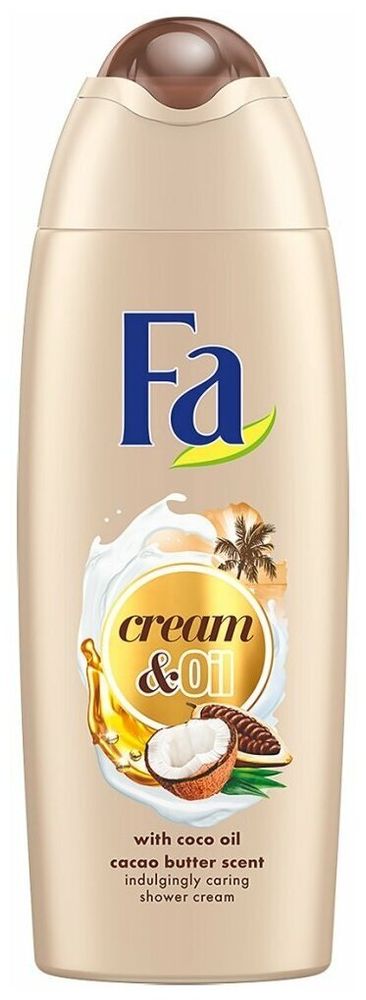 Fa Крем-гель для душа Cream &amp; Oil Какао, 250 мл