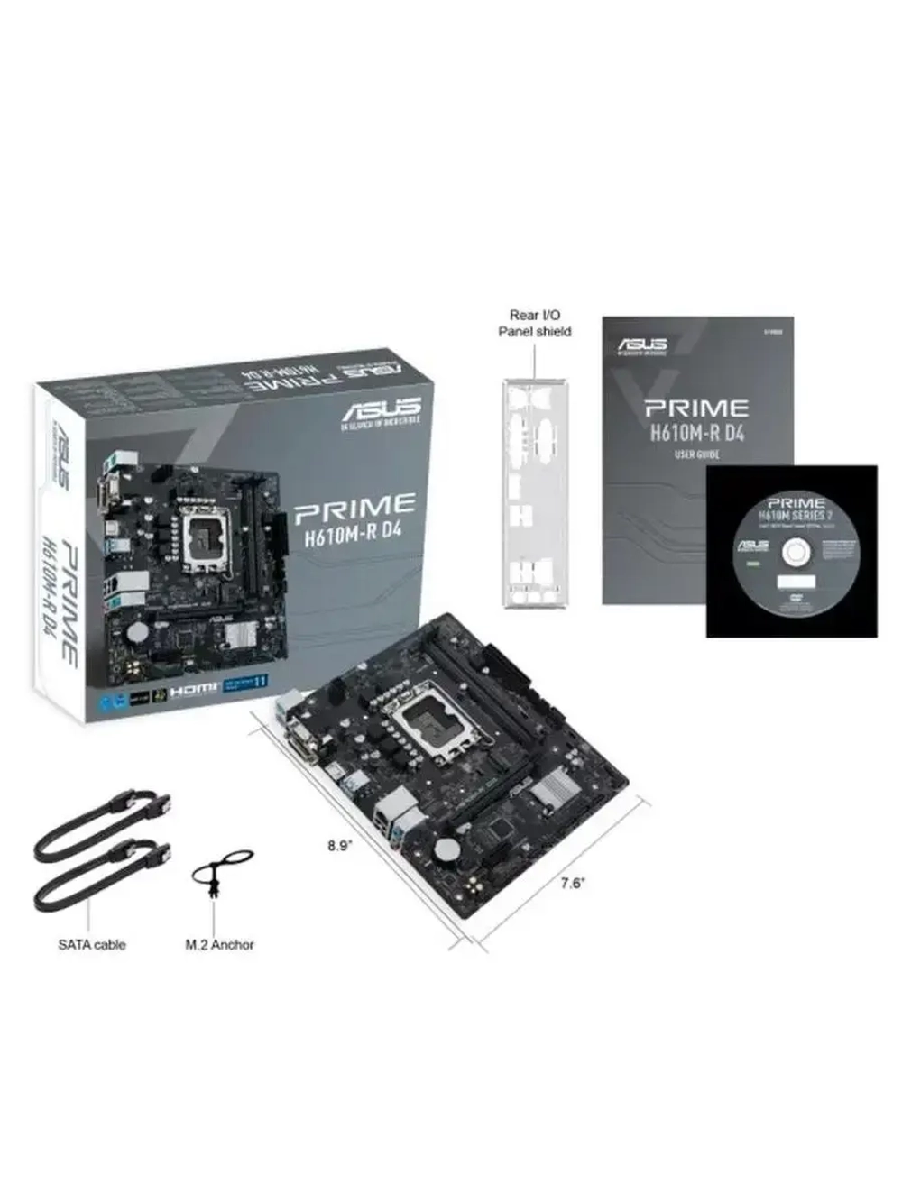 Материнская плата ASUS LGA 1700, Intel H610